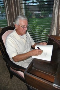 Chris Jefferies at desk