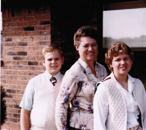 Sean, Mom, Karen 1983 or 1984