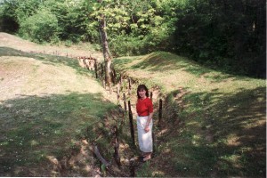 First World War Trench in France